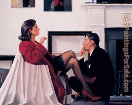 Jack Vettriano Models in the Studio
